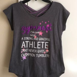 Definition of a gymnast t-shirt for girls